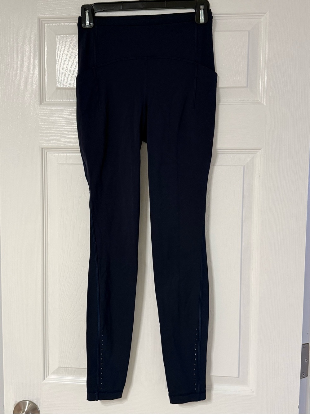 lululemon athletica Navy High-Rise Leggings with Ankle Perforation